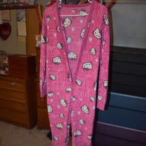 Hello kitty pajama onesie